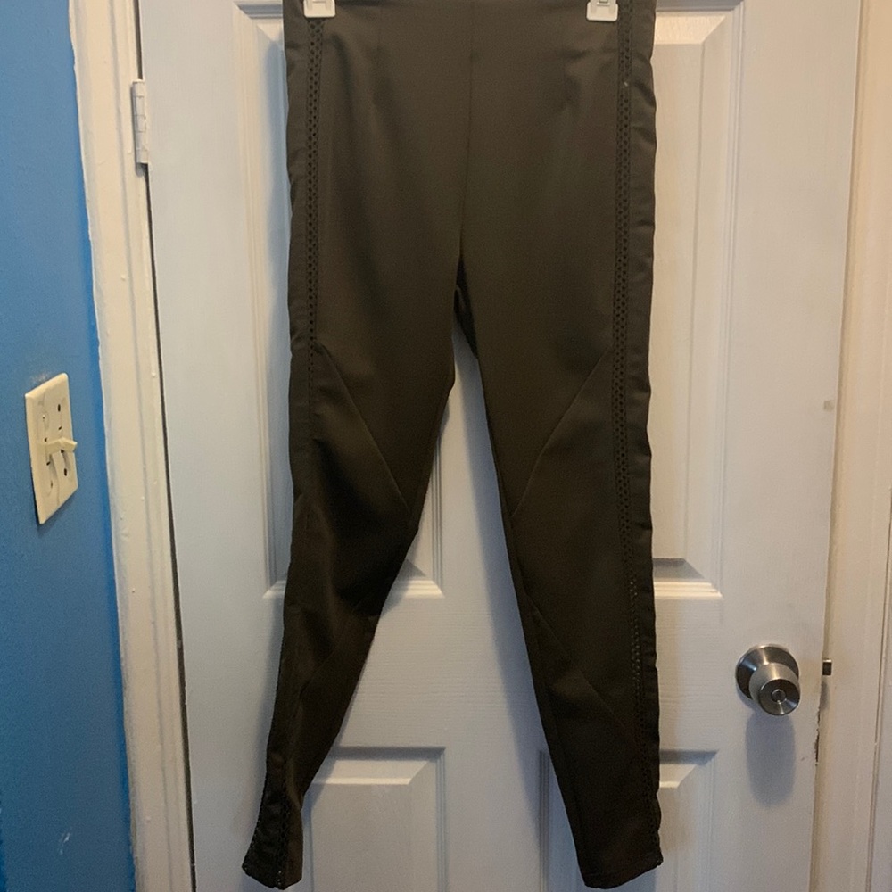 Green dress pants